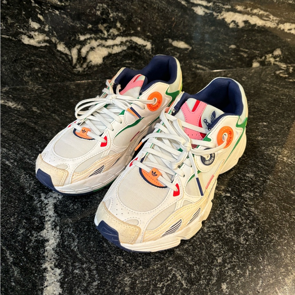 Adidas Astir Women’s Sneaker in “White Multi”